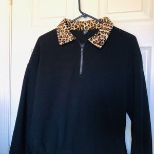 Shein Fleece Pullover.  Size S.